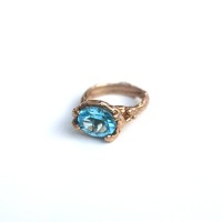 Anello aquamarina